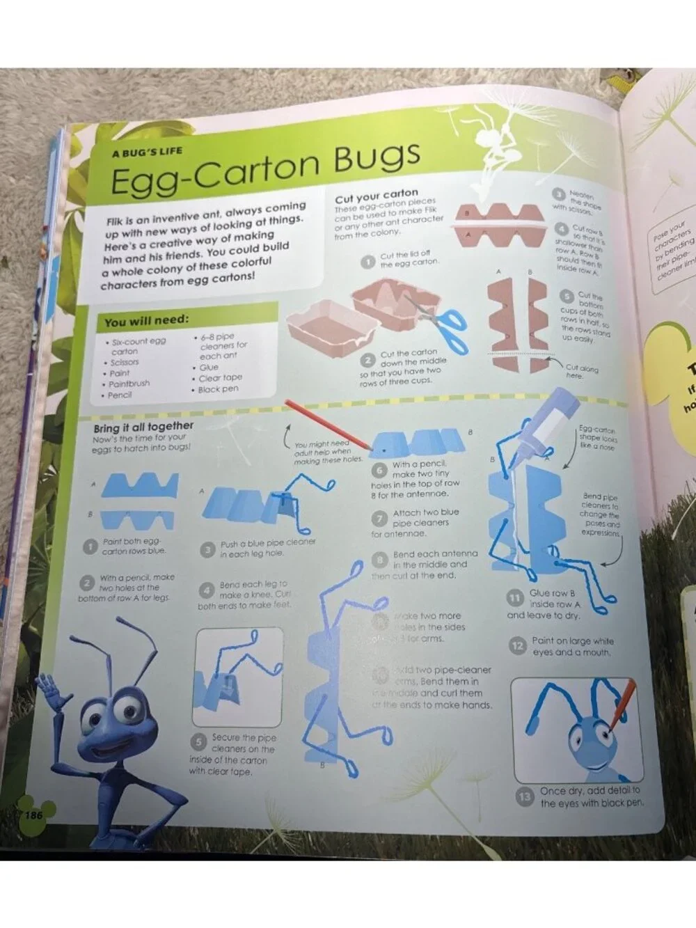 Disney Ideas Book Hardcover - Over 100 Disney Crafts Games & Activities - Picture 13 of 16